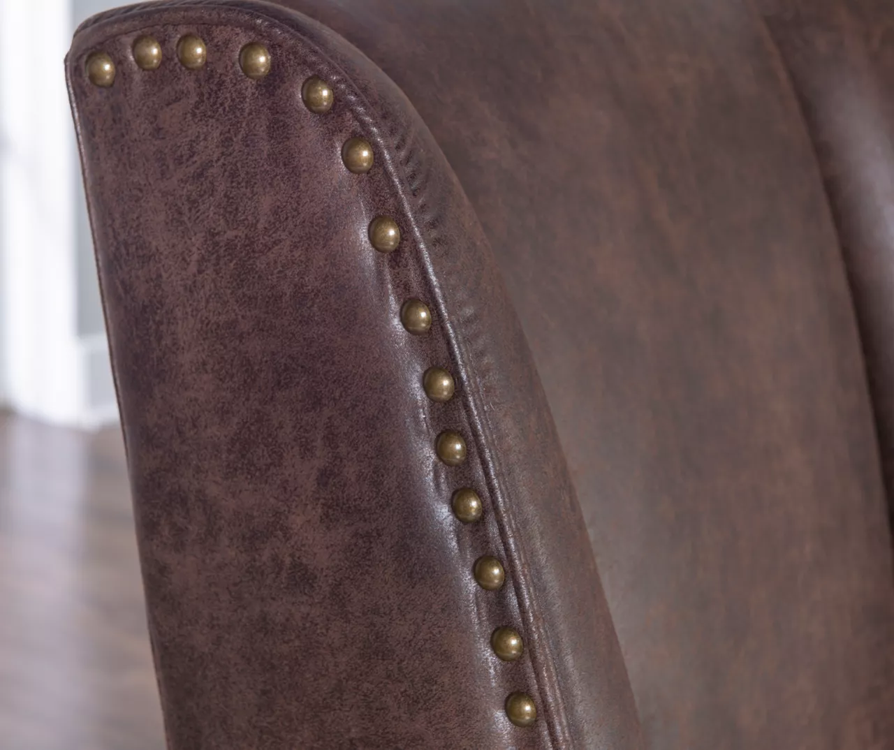 Austin Dark Walnut Upholstered Office Chair 5 Austin Dark Walnut Upholstered Office Chair - Image 3