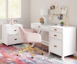 Kari White 4-Drawer Office Desk 8 Kari White 4-Drawer Office Desk -Hot Sale Office Furniture Store 810543244 2