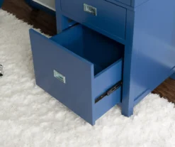 Kari Royal Blue 4-Drawer Office Desk -Hot Sale Office Furniture Store 810543245 A0 9