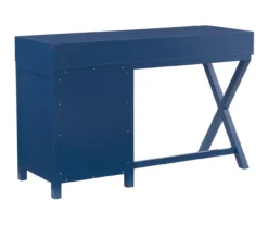 Kari Royal Blue 4-Drawer Office Desk -Hot Sale Office Furniture Store 810543245 A4 4