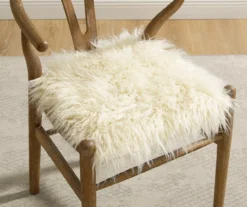 Emmitt Gray & Brown Faux Fur Wishbone Chair -Hot Sale Office Furniture Store 810543298 A0 10