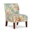 Danna Multicolor Upholstered Paisley Curved Back Slipper Chair -Hot Sale Office Furniture Store 810543301 1