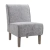Jane Dark Gray Upholstered Coastal Slipper Chair -Hot Sale Office Furniture Store 810543303 1