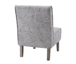 Jane Dark Gray Upholstered Coastal Slipper Chair -Hot Sale Office Furniture Store 810543303 5