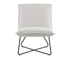 Aalyazia White Sherpa Accent Chair -Hot Sale Office Furniture Store 810543305 3