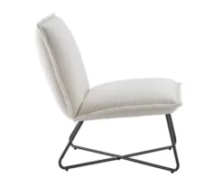 Aalyazia White Sherpa Accent Chair -Hot Sale Office Furniture Store 810543305 5