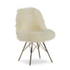 Layton Cream & Gold Faux Fur Chair -Hot Sale Office Furniture Store 810543311 1