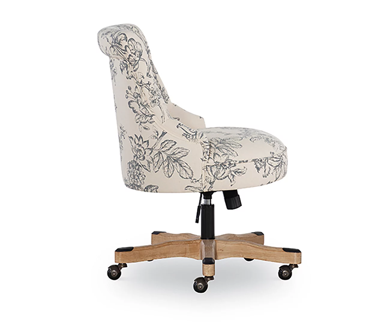 Tift Floral Fabric Swivel Office Chair 6 Tift Floral Fabric Swivel Office Chair - Image 4
