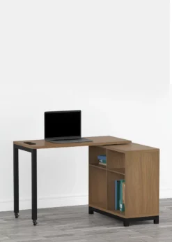 Seven Hills Acorn Metal & Melamine 4-Cube Pivot Desk With USB Charging -Hot Sale Office Furniture Store 810561090 11