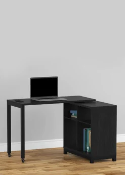 Real Living Seven Hills Metal & Melamine 4-Cube Pivot Desk With USB Charging -Hot Sale Office Furniture Store 810561092 11