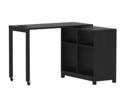 Real Living Seven Hills Metal & Melamine 4-Cube Pivot Desk With USB Charging -Hot Sale Office Furniture Store 810561092 2