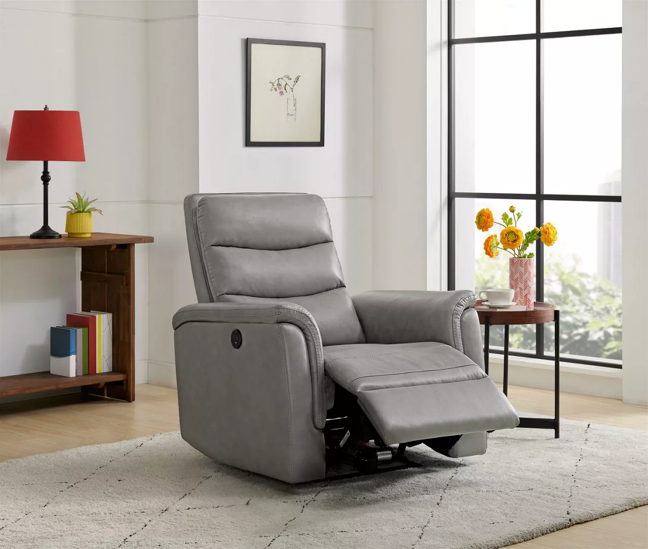 Real Living Faux Leather Power Recliner 6 Real Living Faux Leather Power Recliner - Image 4