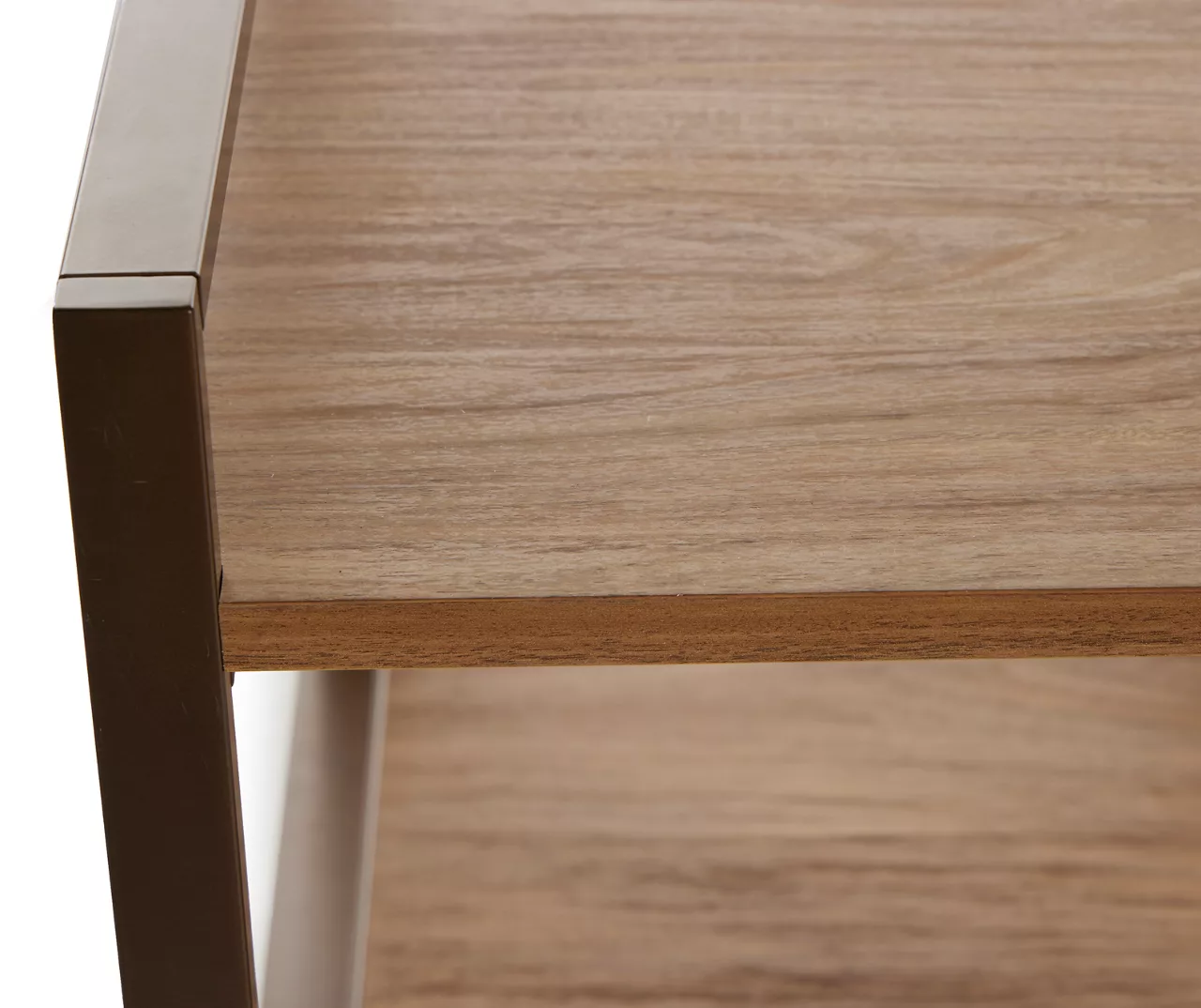 Medium Mango 2-Shelf Writing Desk 5 Medium Mango 2-Shelf Writing Desk - Image 3