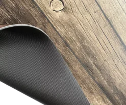 Brown Chevron Wood Print PVC Desk Mat, (34" X 47") -Hot Sale Office Furniture Store 810586420 2