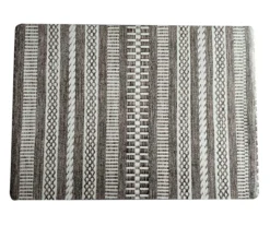 Gray & White Geo Stripe PVC Desk Mat, (34" X 47") 6 Gray & White Geo Stripe PVC Desk Mat, (34" X 47") -Hot Sale Office Furniture Store 810586481 1