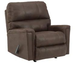 Navi Chestnut Faux Leather Rocker Recliner -Hot Sale Office Furniture Store 810587485 1