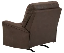 Navi Chestnut Faux Leather Rocker Recliner -Hot Sale Office Furniture Store 810587485 2