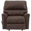 Navi Chestnut Faux Leather Rocker Recliner -Hot Sale Office Furniture Store 810587485 3