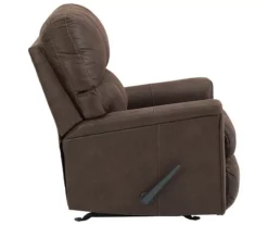 Navi Chestnut Faux Leather Rocker Recliner -Hot Sale Office Furniture Store 810587485 5
