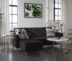 Amelia Faux Marble 4-Shelf Bookcase -Hot Sale Office Furniture Store 810589033 1