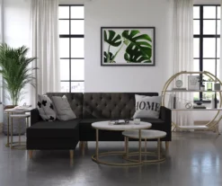 Amelia Faux Marble 4-Shelf Bookcase -Hot Sale Office Furniture Store 810589033 5