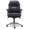 Delvin Black Bonded Leather Office Chair -Hot Sale Office Furniture Store 810590317 3