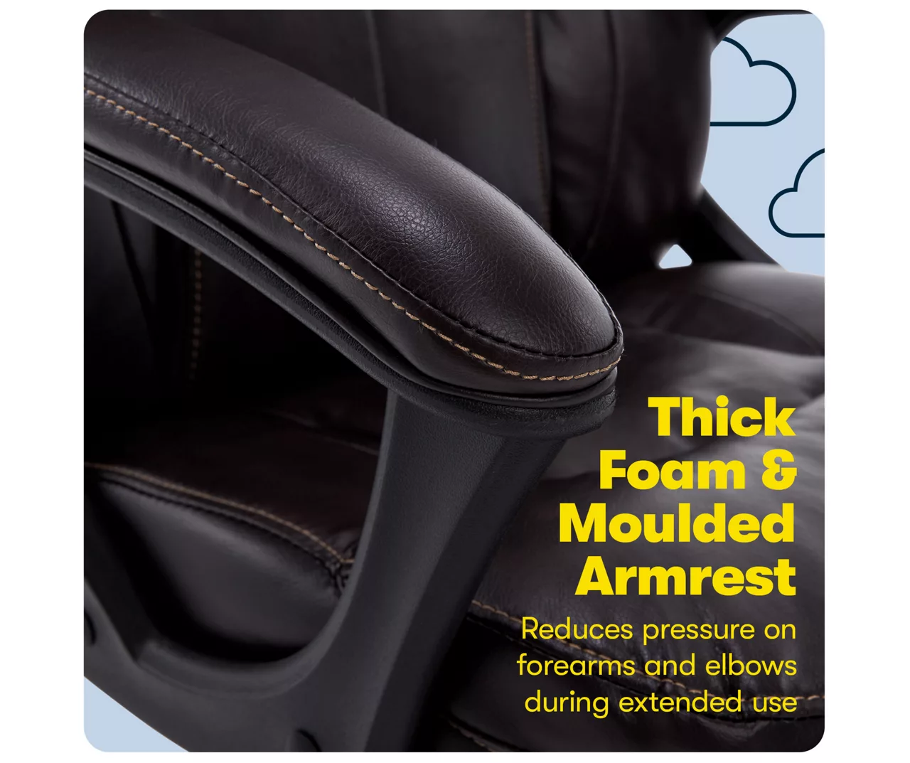 Mitchell Roasted Chestnut Vegan Leather Office Chair 12 Mitchell Roasted Chestnut Vegan Leather Office Chair - Image 10