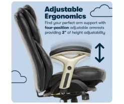 Claremont Black Bonded Leather Office Chair -Hot Sale Office Furniture Store 810590374 11