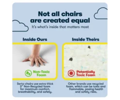 Lautner Black Executive Bonded Leather Office Chair -Hot Sale Office Furniture Store 810590376 7