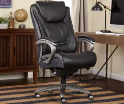 Baxter Black Big & Tall Bonded Leather Office Chair 12 Baxter Black Big & Tall Bonded Leather Office Chair -Hot Sale Office Furniture Store 810590377 2