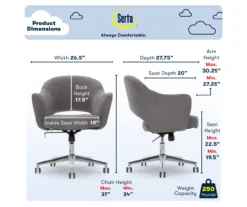 Valetta Gray Microfiber Office Chair 15 Valetta Gray Microfiber Office Chair -Hot Sale Office Furniture Store 810590379 7