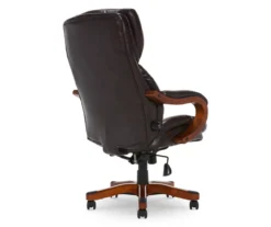Conway Dark Brown Big & Tall Bonded Leather Office Chair -Hot Sale Office Furniture Store 810590381 5