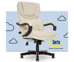 Conway Ivory Big & Tall Bonded Leather Office Chair -Hot Sale Office Furniture Store 810590382 1