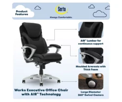 Serta Bryce Bonded Leather Office Chair -Hot Sale Office Furniture Store 810590389 7