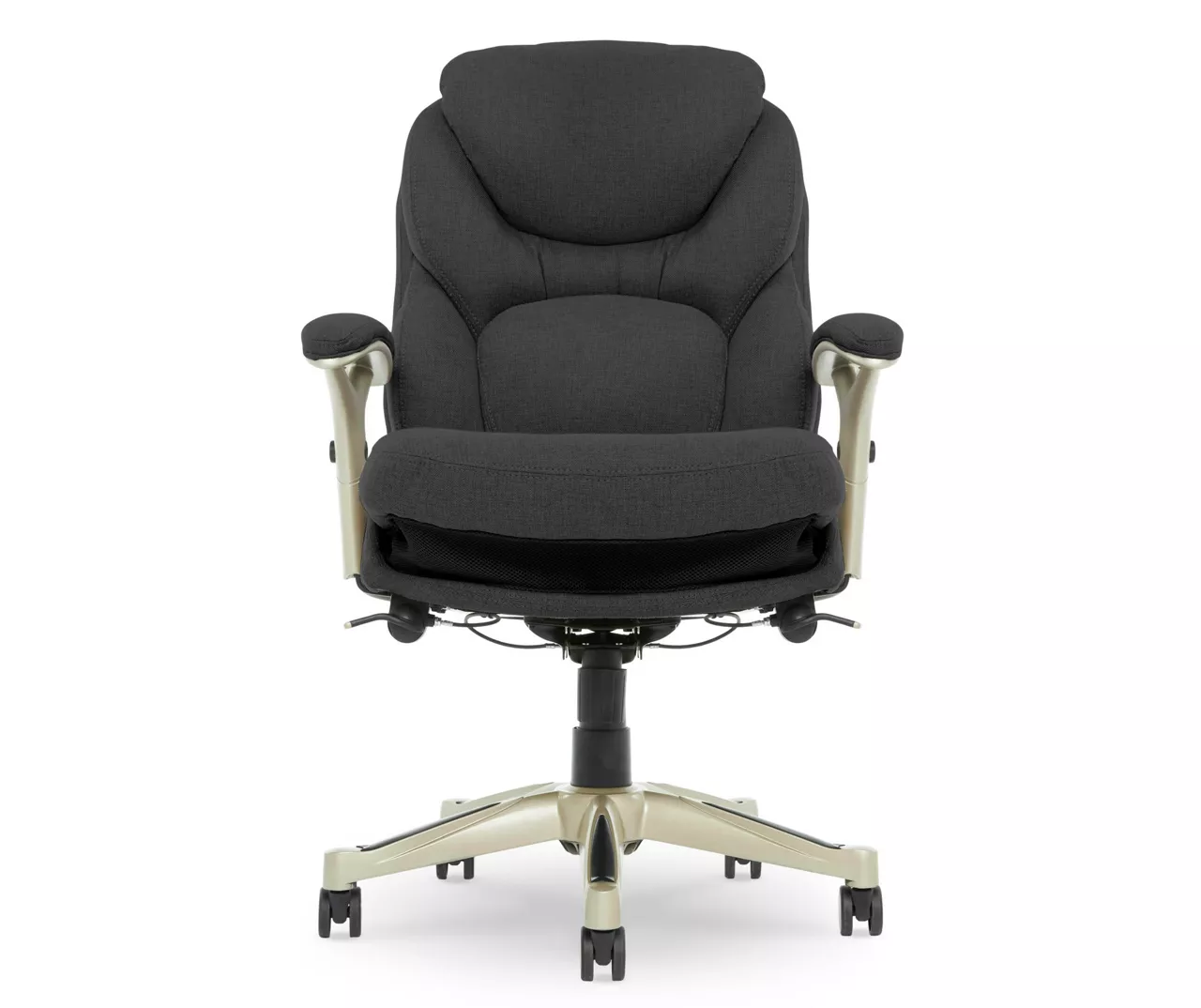 Claremont Dark Gray Fabric Office Chair 3 Claremont Dark Gray Fabric Office Chair