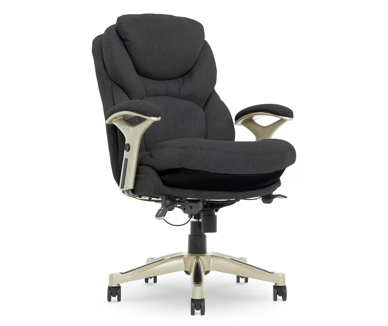 Claremont Dark Gray Fabric Office Chair 5 Claremont Dark Gray Fabric Office Chair - Image 3