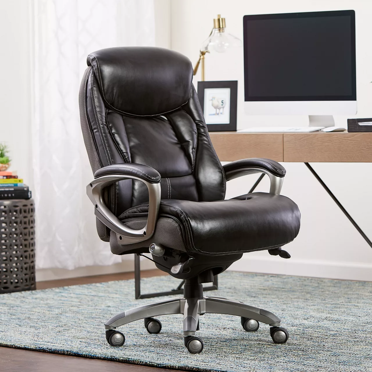 Serta Lautner Executive Bonded Leather Office Chair 14 Serta Lautner Executive Bonded Leather Office Chair - Image 12