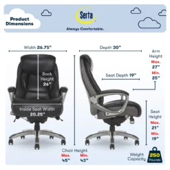 Serta Lautner Executive Bonded Leather Office Chair 29 Serta Lautner Executive Bonded Leather Office Chair -Hot Sale Office Furniture Store 810590397 61