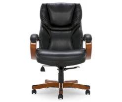 Conway Black Big & Tall Bonded Leather Office Chair