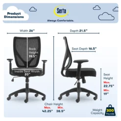 Production Black Mesh Office Chair -Hot Sale Office Furniture Store 810590412 61