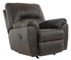 Tambo Pewter Faux Leather Rocker Recliner -Hot Sale Office Furniture Store 810594596 1