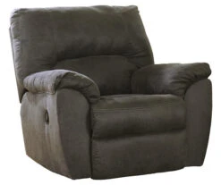 Tambo Pewter Faux Leather Rocker Recliner -Hot Sale Office Furniture Store 810594596 8