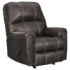 Kincord Midnight Faux Leather Rocker Recliner -Hot Sale Office Furniture Store 810594617