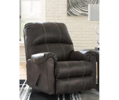 Kincord Midnight Faux Leather Rocker Recliner -Hot Sale Office Furniture Store 810594617 2