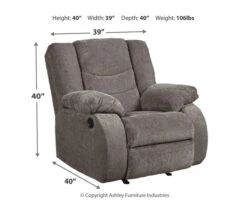 Tulen Gray Rocker Recliner -Hot Sale Office Furniture Store 810594621 4