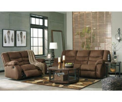 Tulen Chocolate Reclining Loveseat -Hot Sale Office Furniture Store 810594622 810594623 3 1
