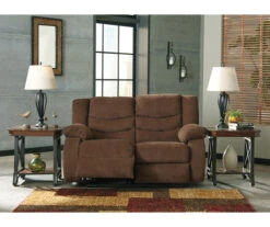 Tulen Chocolate Reclining Loveseat -Hot Sale Office Furniture Store 810594623 3