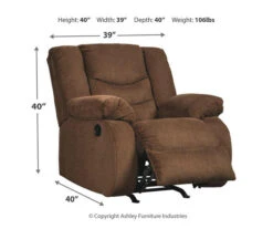 Tulen Chocolate Rocker Recliner -Hot Sale Office Furniture Store 810594624 4