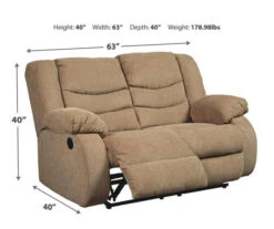 Tulen Mocha Reclining Loveseat -Hot Sale Office Furniture Store 810594629 4 1