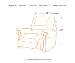 Larkinhurst Earth Faux Leather Rocker Recliner -Hot Sale Office Furniture Store 810594645 5